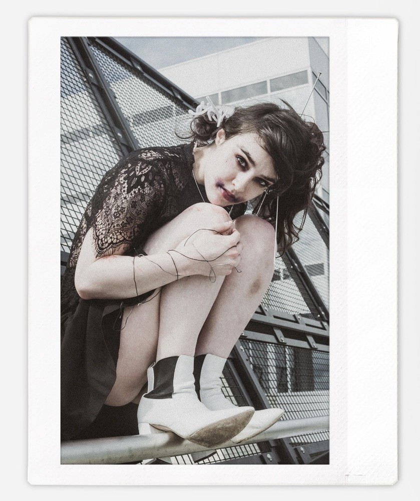 Art model Heather Instax Wide Instant Film Print