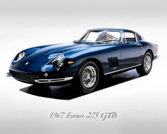 Classic Cars – 1967 Ferrari 275 GTB – Print