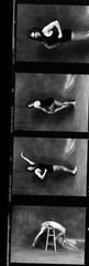 1 roll 15 negatives black & white medium format Kodak TMAX film sexy pin up