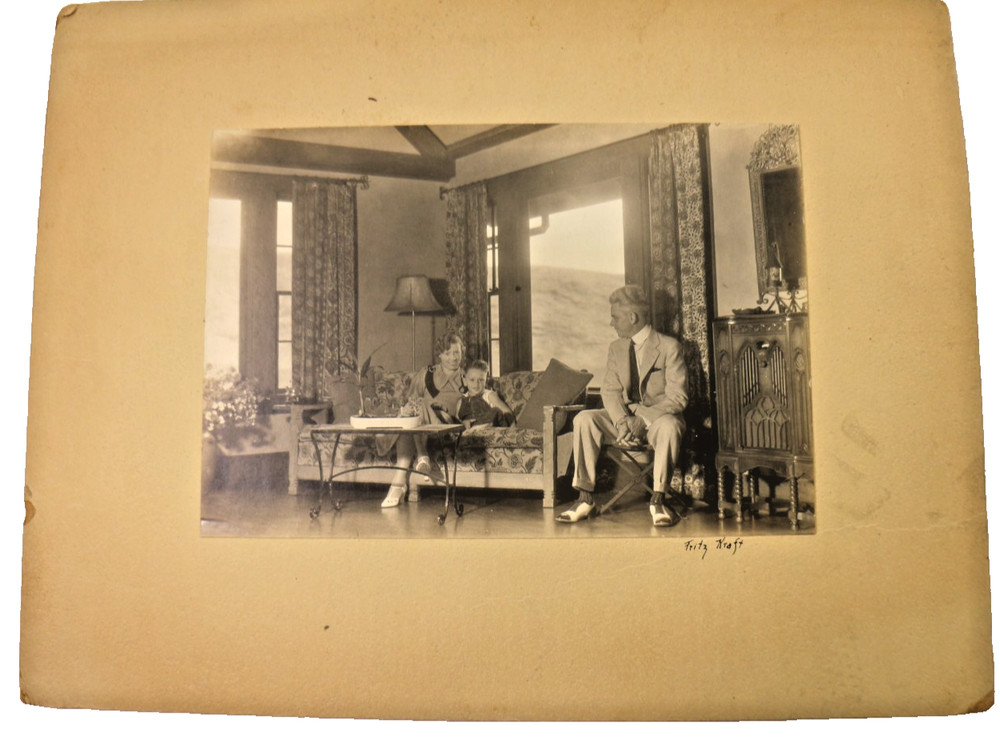 Percy Marmont ACTOR Early Fritz Kraft Hawaiian Family Photograph 8×10