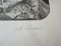 Antique 1880 Picture A PORTRAIT Photogravure Goupil & Co Print Julius L Stewart