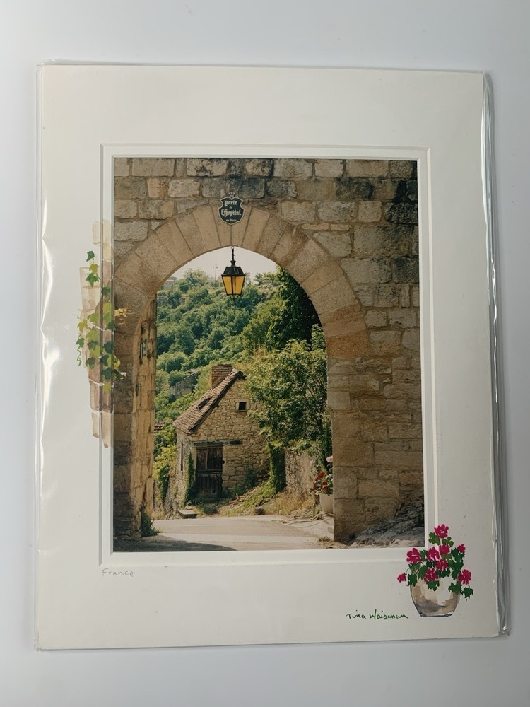 Tina Waisman 2000 Real Photo Originals 11”x14” Hand Signed Photograph France