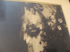 Original Pencil SIGNED WEDDING PHOTO, well framed and nice.