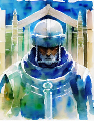 Chess Knight Digital Image wallpaper Choose 2 designs DnD Fantasy Wall Art
