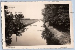 Quakenbrück 1930s – Canal in the March – Photo 9x6cm
