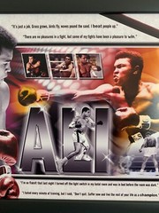 Muhammad Ali Signed 14×38 Limited #31/200 Online Authentics Hologram ART