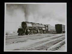 Union Pacific Steam Engine X3954 Locomotive 8×10 Photograph Vtg 50s Railway