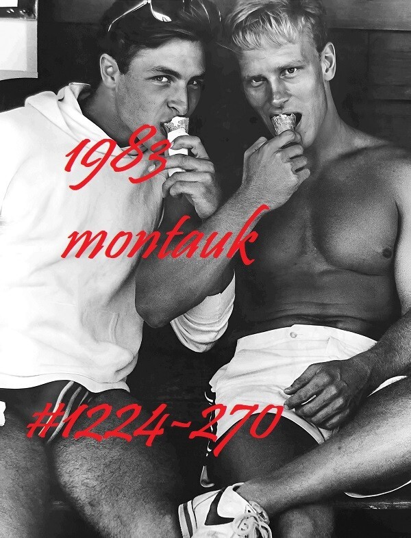 VINTAGE MALE PORTRAIT #1224-270 – montauk 1983 -free shipping in usa