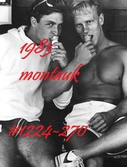 VINTAGE MALE PORTRAIT #1224-270 – montauk 1983 -free shipping in usa