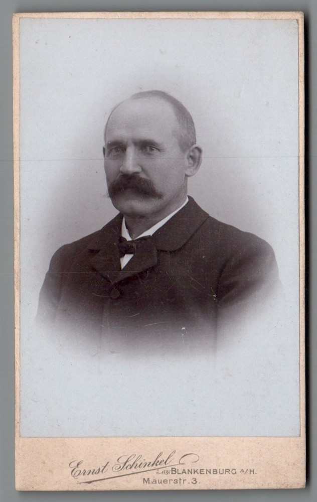 CdV photo Mr. Blankenburg Harz Schinkel family Schreyer brewery (c1167)