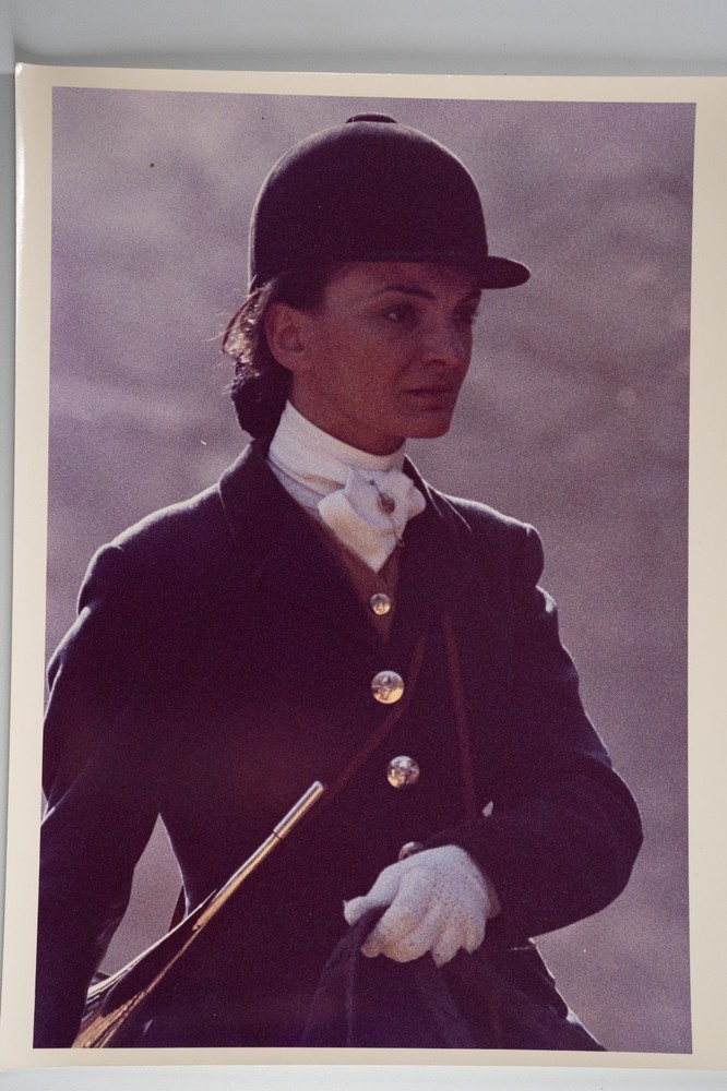 Vintage Analog Photo France Hunting Foxhunting Horse 24X30Cm 1970