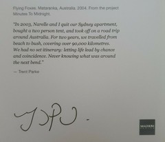 TRENT PARKE – SIGNED PHOTO – MAGNUM SQUARE PRINT LIMITED EDITION