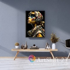 Printable Wall Art Abstract Gold Black Digital Download Home Decor Ai