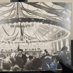 Octoberfest Munich Oktoberfest München 1959 Souvenir Photo Heavy Cardboard