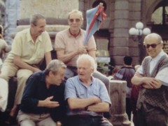 «ITALIAN MEN» Matted Photo Art Print Richard Wood Ann Arbor, Michigan 8 x 10