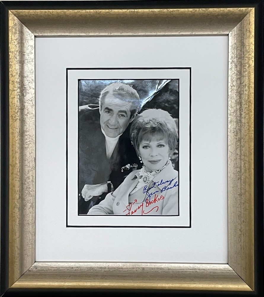 Jim and Henny Backus Gilligan’s Island Mr. Magoo SIGNED Vintage Celebrity Art