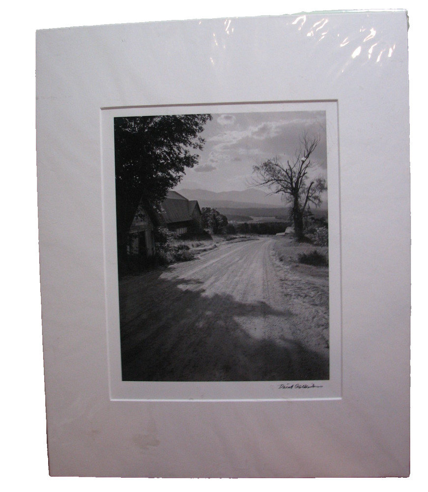 Black & White photograph of Rural Vermont landscape by David Goldsmith (Signed)
