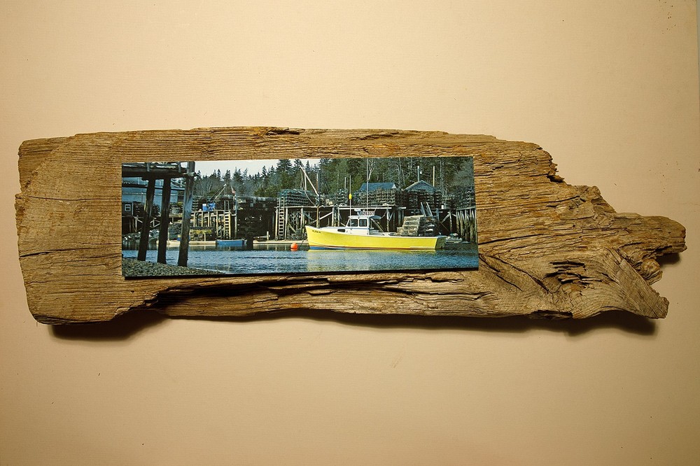 Driftwood Mounted Seascape – Southwest Harbor, Maine