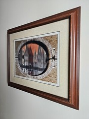 Illegibly Signed Limited Edition 35mm Art Photograph 23.25×19.25 Framed, Europe