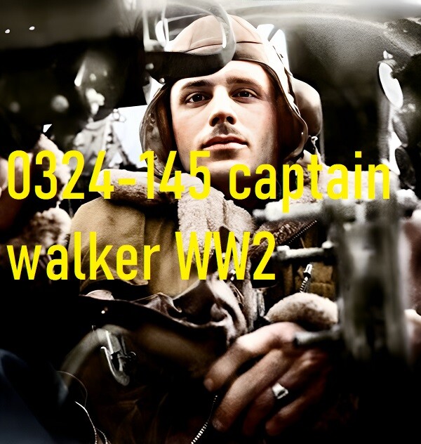 VINTAGE MALE PORTRAIT #0324-145 -rear gunner WW2 -free shipping in usa