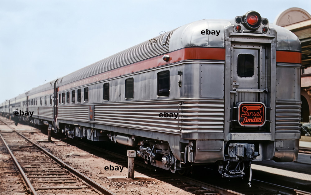Photo Art Print of the Consist of the SP’s Sunset Limited in 1950