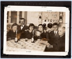 Opole 1930s – Family with March Beer – Silesia Poland Opole – Photo 13x10cm