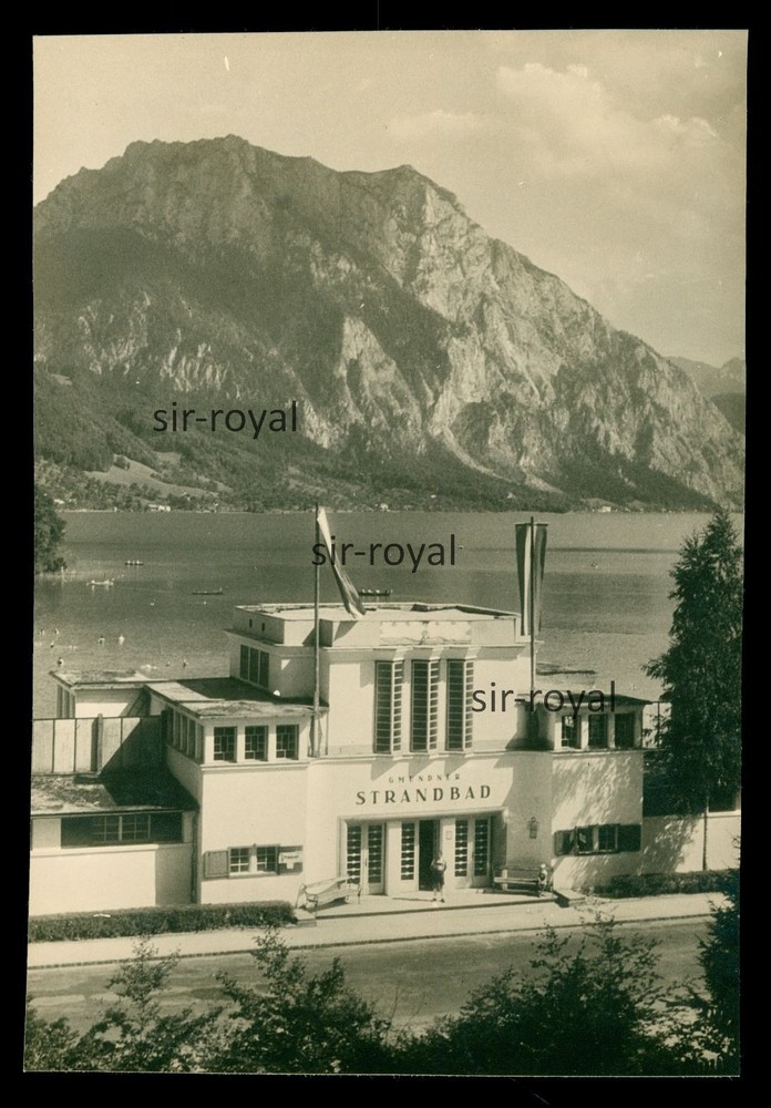 Gmunden 1960s – Strandbad – Austria – Photo 9x13cm