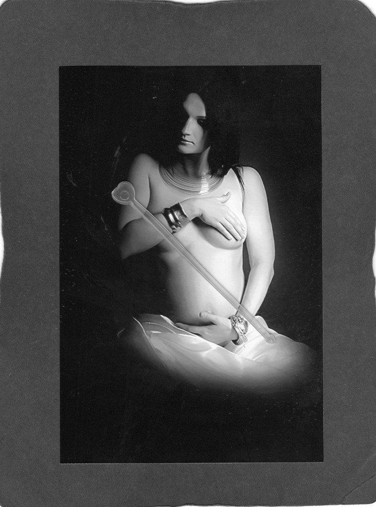 Lp10) Photo Woman Art Model Woman Pregnant.