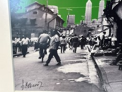 (2) Set Fr. Xuanmin Jin Signed Photographs STREET SCENES China Lantern Clothes