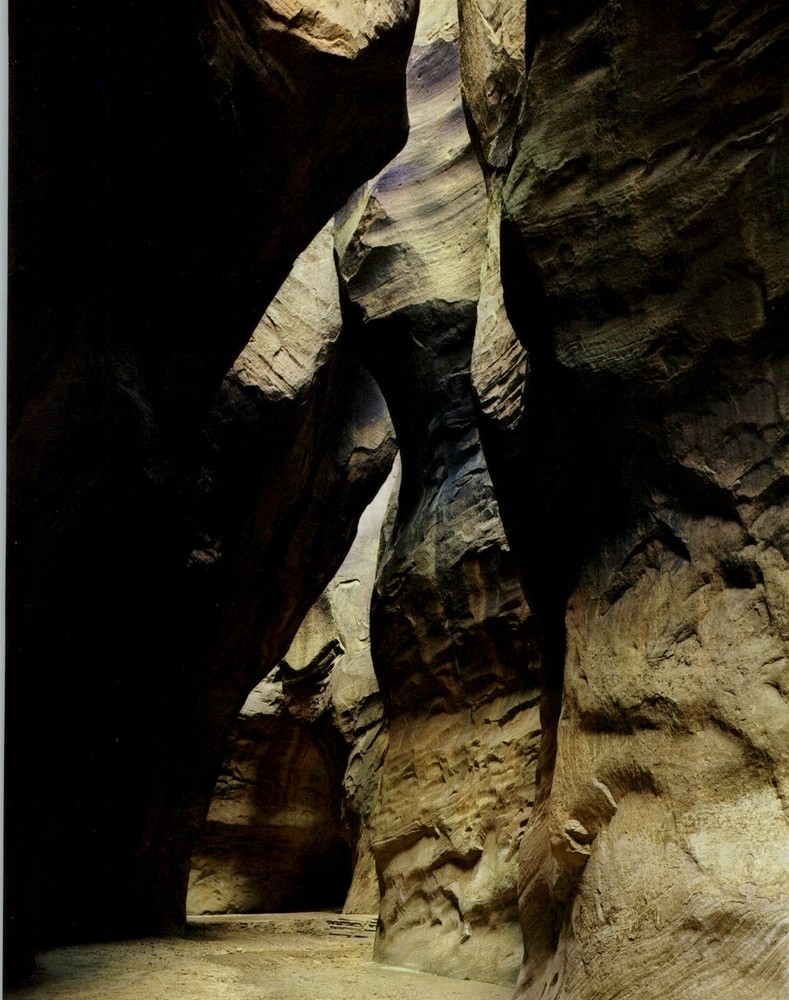 1962 Eliot Porter Glen Canyon Dungeon Canyon Narrow Passage Art Photo Gravure