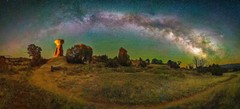Pot of Gold 14X25 utah Milky Way Astrophotography hoodoo