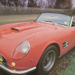 California Spyder 250 GT Color Print Page Sports Car Picture Frameable Art