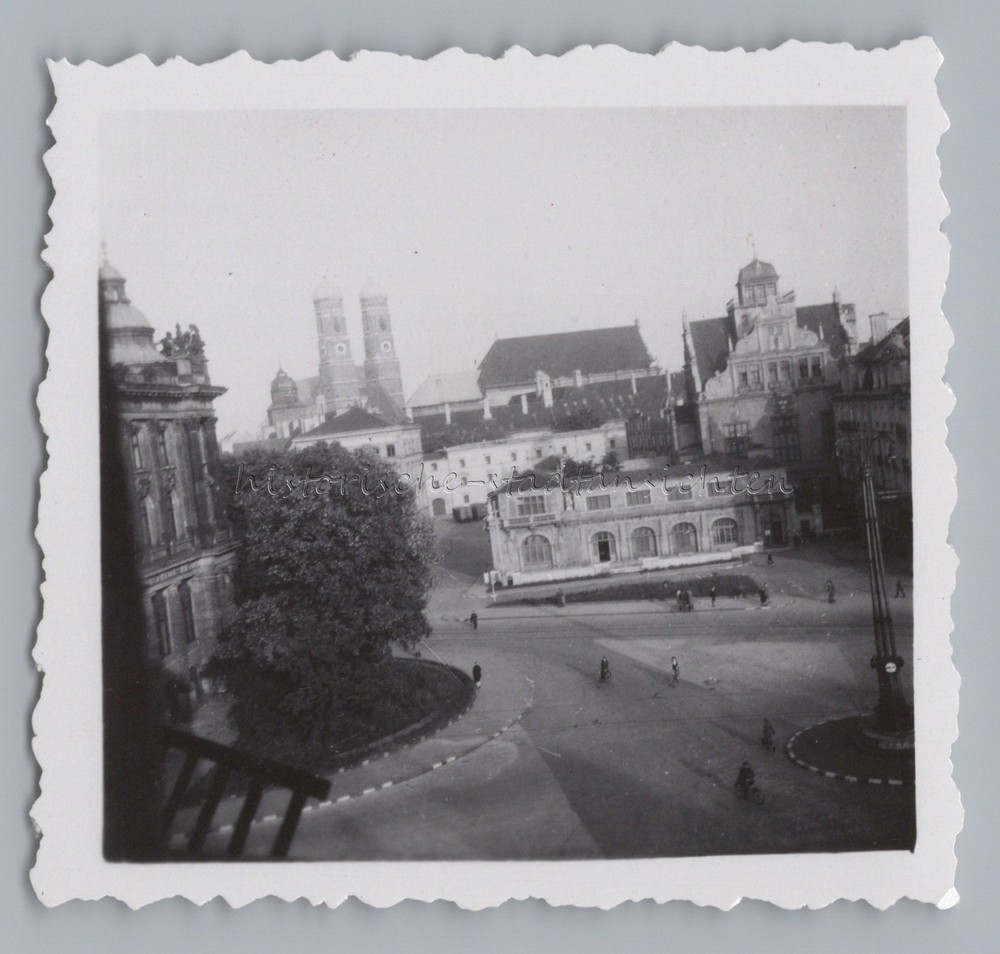 Munich-Lenbachplatz-old photo 1940s