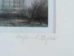 Photography, Limited 16 x 20 matted B&W, White House Ruins AZ SIGNED Fittipaldi