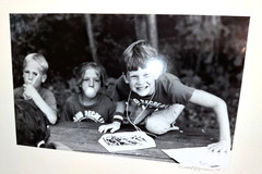 B+W Photography 8″x10″ Kids at Camp 4 Portrait Gelatin Silver Print Vtg Darkroom