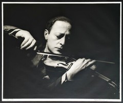 George Hurrell Signed Limited Edition – Jascha Heifetz, 20″x24″ Gelatin Silver