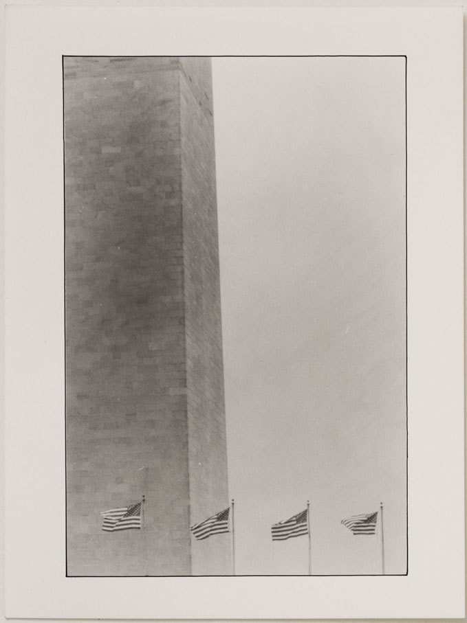 Original vintage 1980s Washington Monument in DC, art photo