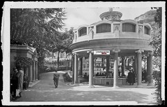 Old Glass Plate Photo Negative Black & White 9×14 cm, Royat, Source Eugénie