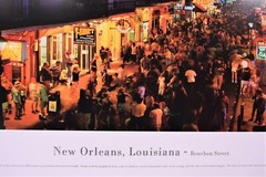 New Orleans, French Quarter Bourbon Street – Unframed, Blakeway Panorama Print