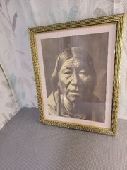 c 1900 1972 Edward Curtis American Indian Cheyenne Man Type Art Photo 12X15