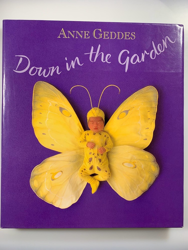 ANN GEDDES : Down In The Garden Brand New 1st Edition BABY PHOTO BOOK