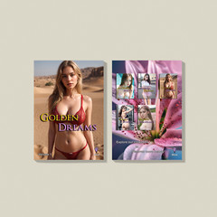 Sexy girls lady women models A5 Size Picture Book