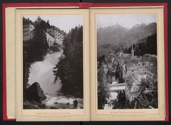 Photo Album with 12 Photographs, View Bad Gastein, Imperial Promenade, Schreckbrüc