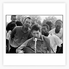 Magnum Square Print by Danny Lyon: Bob Dylan (Signed)