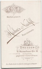 CDV: photograph Hahns Nachf, Dresden
