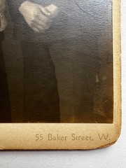 Antique Elliott & Fry London Royalty Cabinet Card Mary & Victor de Mauny