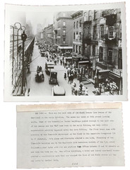 Vintage NYC Photo Sixth Avenue Elevated Train Tracks 50th Street Scene ca 1930s