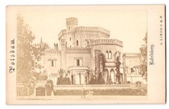 Photograph E. Linde, Potsdam, view of Potsdam, front section of Babelsber Palace