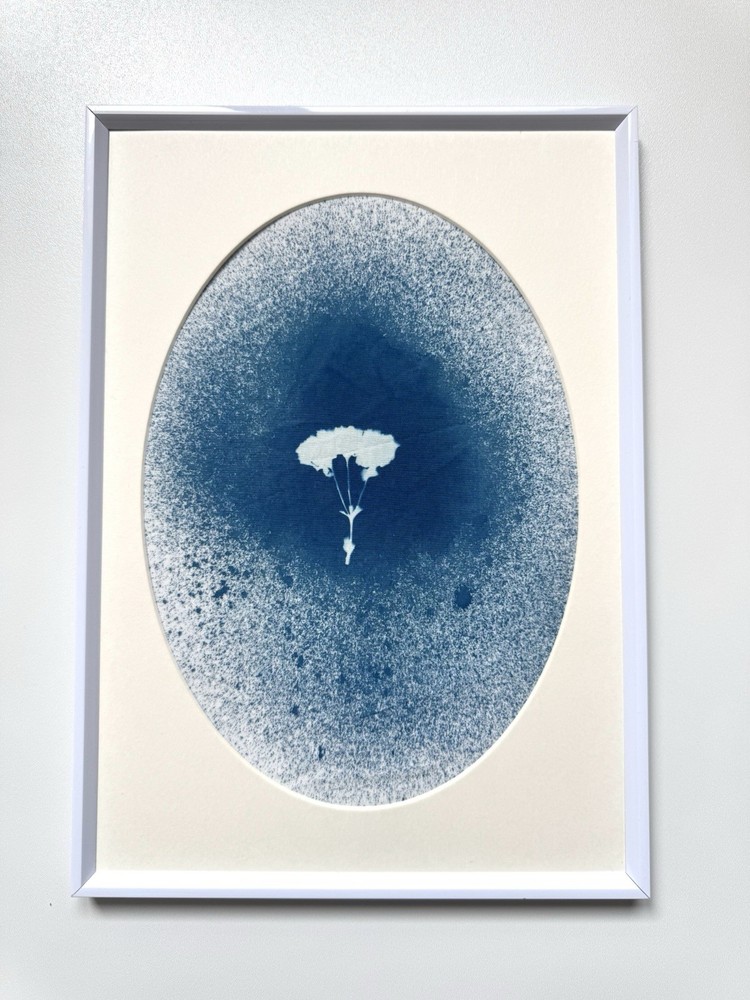 Botanical Cyanotype Print | Handmade Blue Sun Print | Fine Art Photography 20×30