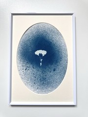 Botanical Cyanotype Print | Handmade Blue Sun Print | Fine Art Photography 20×30